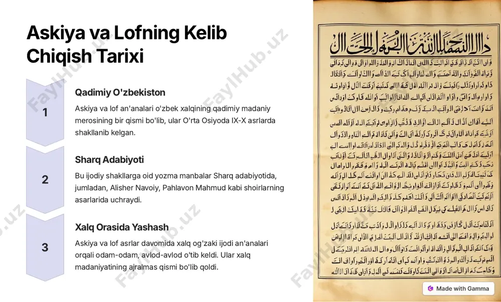askiya va lofning o'ziga xos xususiyatlari - Page 4