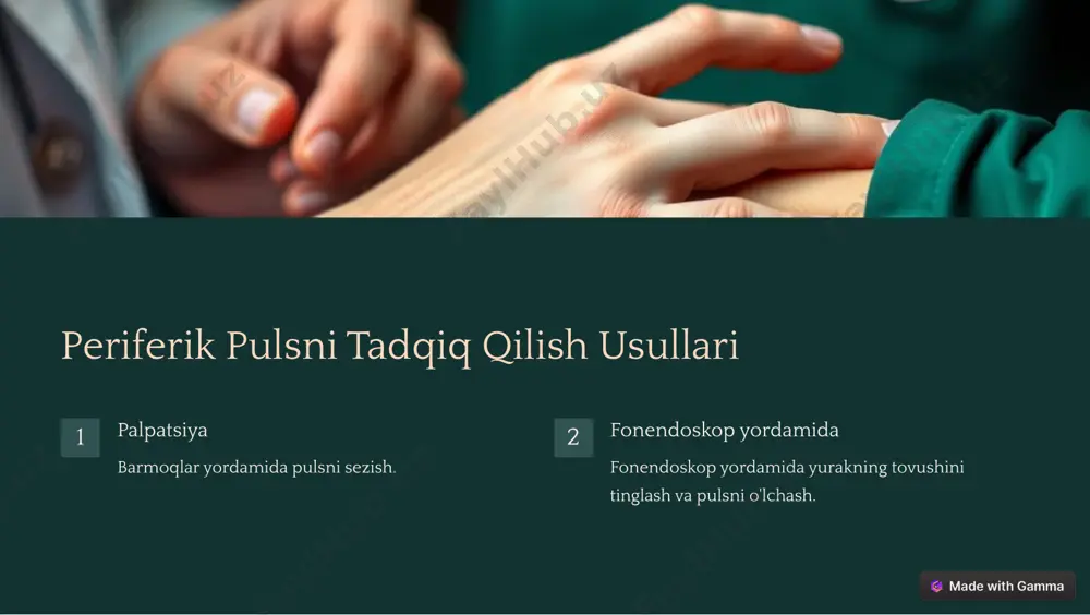 arterial qon bosimi va periferik puls: tibbiyotda ahamiyati - Page 5