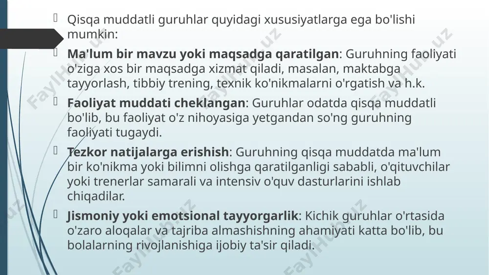 qisqa muddatli guruhlarda bolalarni maktabga tayyorlash - Page 3
