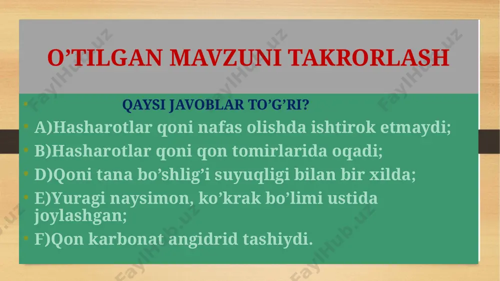 ochisi 2-erkagi 3-qurti 4-g’umbagi rasmni izohlang bu qanday rivojlanish turiga misol bo’ladi? quyidagi sxemada ifodalangan ma’lumotlarni eslab qoling. xulosa yozing hasharotlarda rivojlanish turlari chala o’zgarish bosqichlari 1. tuxum 2. lichinka 3.voyaga yetgan hasharot to’liq o’zgarish bosqichlari 1.tuxum 2. qurt 3. g’umbak 4. voyaga yetgan hasharot uyga vazifa darslikdagi 79-82- sahifalarni o’qing. mavzu so’nggidagi topshiriqlarga javob yozing. rasmlarni chizing. e’tiboringiz uchun rahmat! image5.png image6.png image7.jpeg image8.jpg image9.jpg image10.jpeg image11.png image12.jpeg image13.jpeg image14.jpg image23.jpeg image15.jpeg image16.jpeg image17.jpeg image18.jpeg image19.jpg image20.jpeg image21.jpeg image22.jpeg image24.jpeg image25.jpg image26.jpeg image3.png image4.png /docprops/thumbnail.jpeg