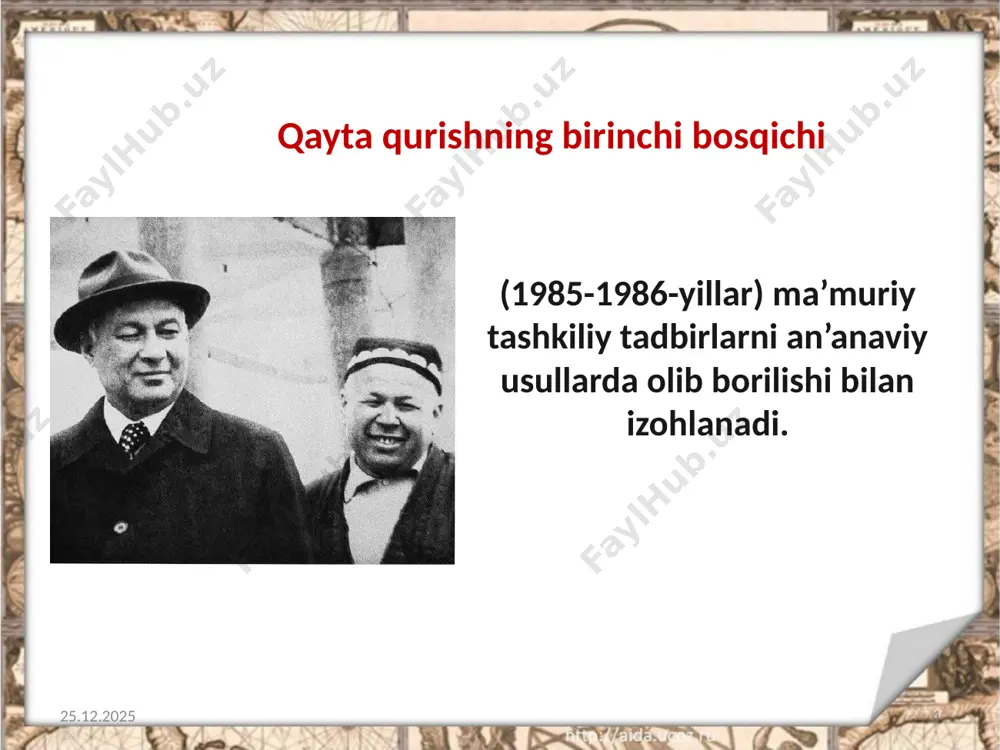 qayta qurish siyosati va uning inqirozi. farg‘ona fojialari. 10- sinf - Page 4
