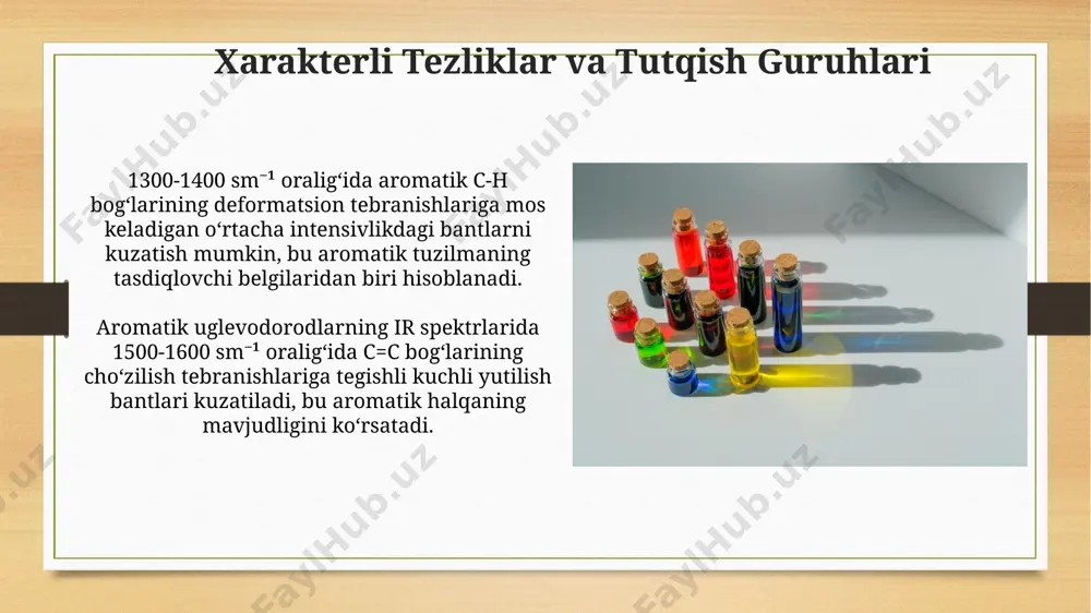 aromatik uglevodorodlar va geteroaromatik birikmalarning iq spektrlari - Page 4