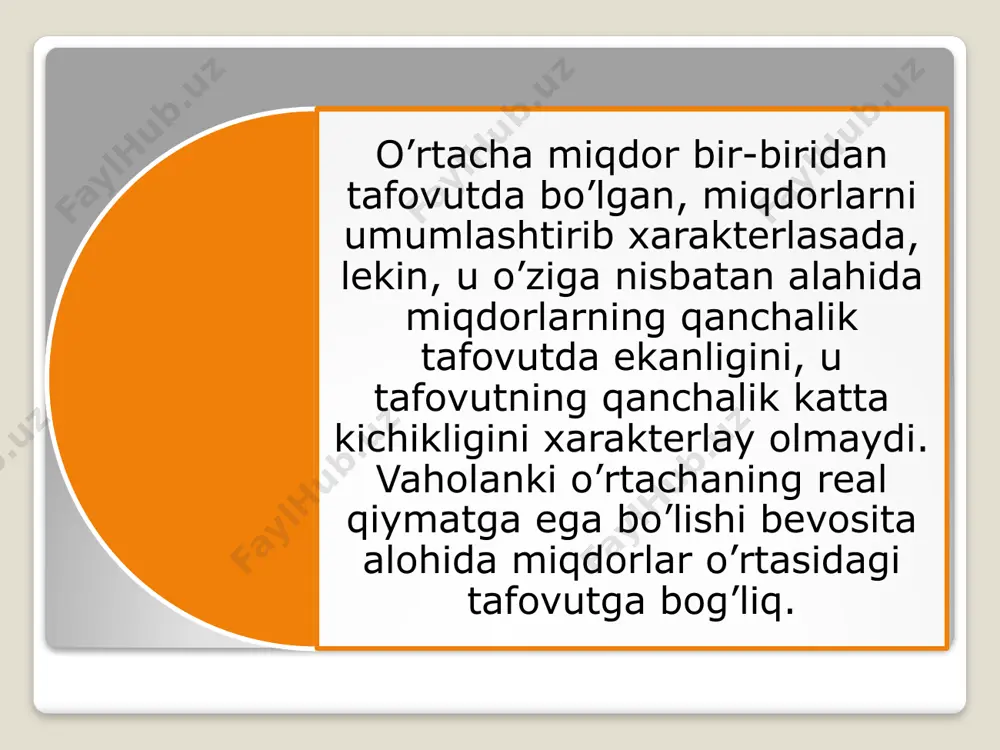 variatsiya, assimetriya va ekses ko’rsatgichlari - Page 5