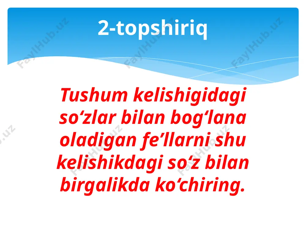 o‘timli va o‘timsiz fe’llar - Page 5