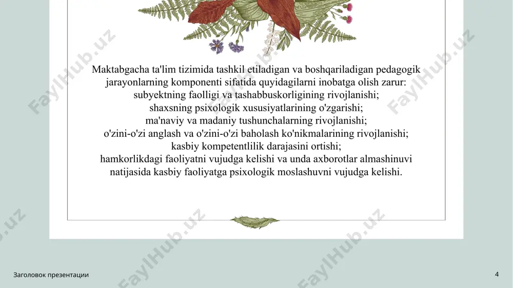 pedagogik jarayonlar va metodlar - Page 4