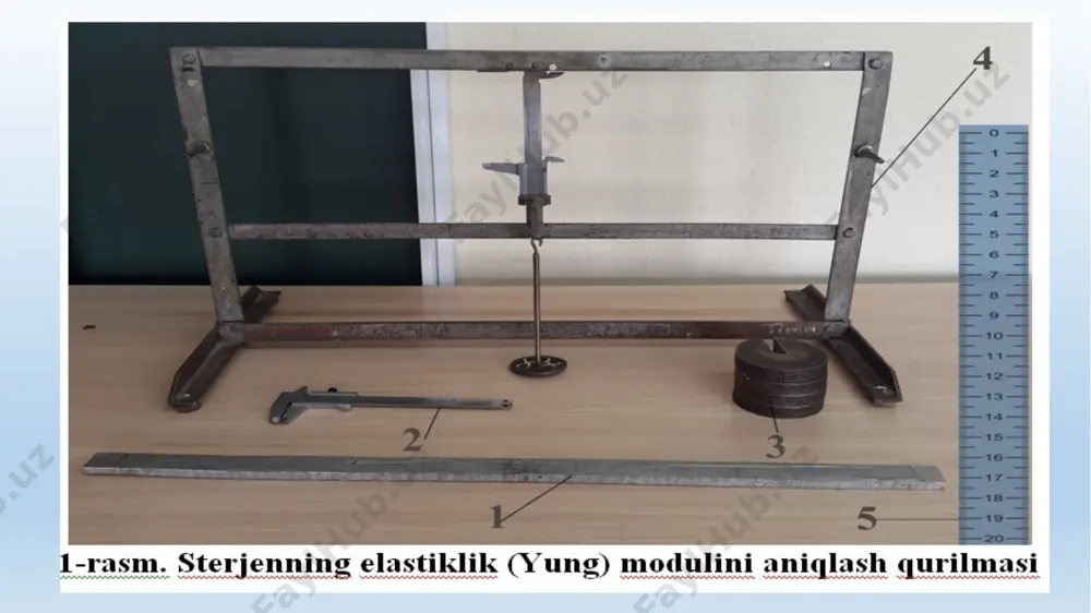 qattiq jismlarning va biologik to’qimalarning yung modulini aniqlash - Page 3