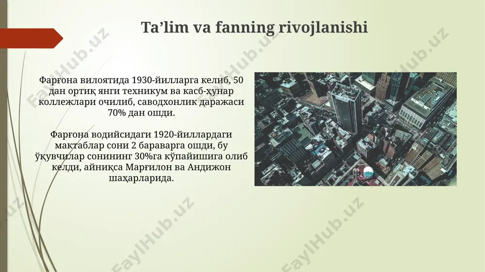 farog'at davlatining barpo etilishi - Page 5