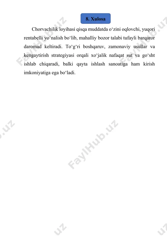 chorvachilikni rivojlantirish (sigirchilik fermasi misolida). - Page 4