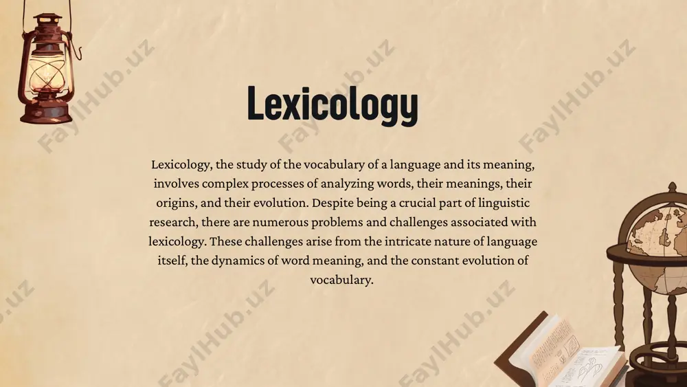 to trace and classify in a consistent manner. languages are always evolving, and neologisms (new words) are constantly being introduced. lexicologists have the challenge of identifying, defining, and incorporating these new words into dictionaries. words like "selfie," "hashtag," or "streaming" may not have existed a few decades ago, but are now widely used. the ongoing creation of new words complicates the task of lexicologists, who must keep dictionaries up to date with these evolving terms. neologisms and language change cultural and regional variations languages are often influenced by cultural, regional, and social contexts, making it difficult for lexicologists to capture the full range of meanings and uses of words. for example, the word "chips" means something entirely different in british english ("crisps" in american english) versus american english. these regional and cultural differences complicate the lexicographic task, as dictionaries must account for variations in meaning across different dialects and usage …