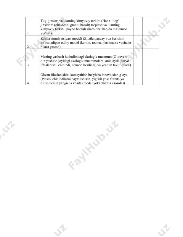 7-sinf geografiya yillik reja 2025-2026 bsb va chsb - Page 4