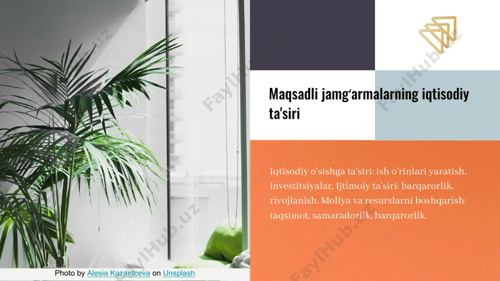 iqtisodiy yoʻnalishdagi maqsadli jamgʻarmalar - Page 5