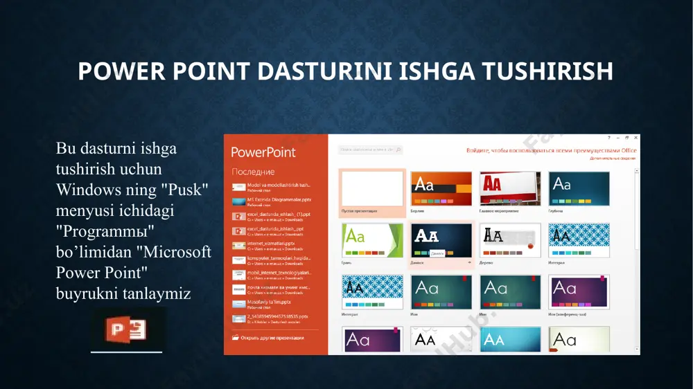 ms power pointda dinamik taqdimotlar tayorlash - Page 5