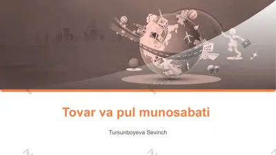 tovar va pul munosabati — PPTX