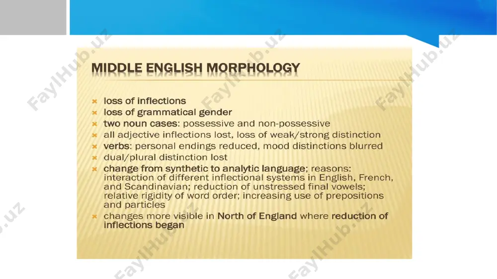 english morphology in middle english - Page 5
