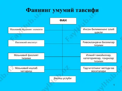 фан. фаннинг умумий тавсифи — PPT