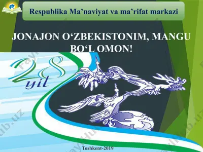 o‘zbekiston mustaqilligi — PPTX