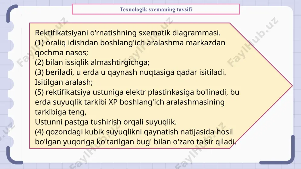 reftifikatsiya. aseton va suv aralashmasini nasadkali reftifikatsion kallonada ajratish - Page 5
