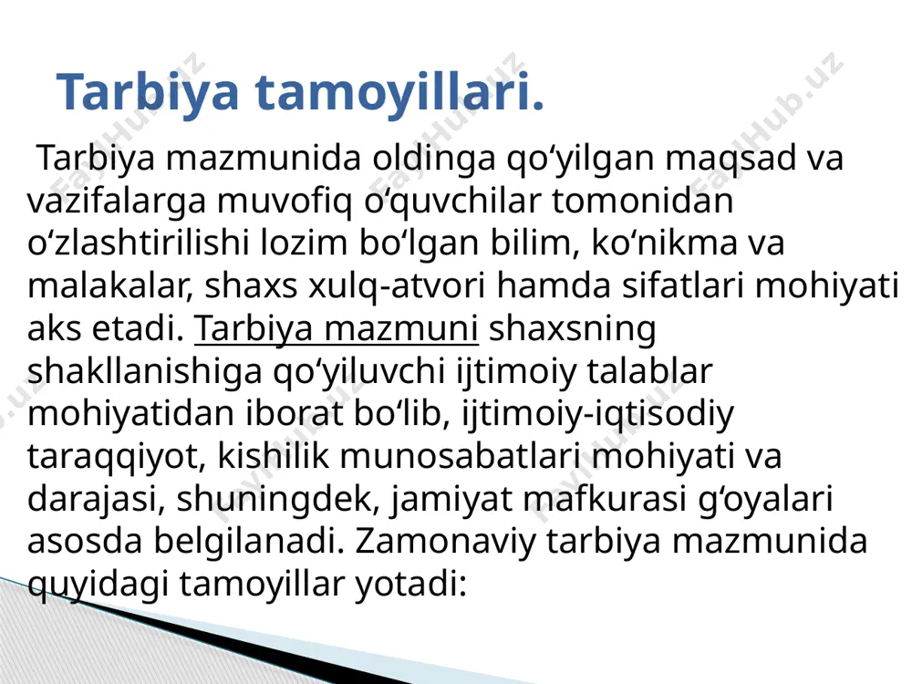 tarbiya tushunchasi va metodlari - Page 4