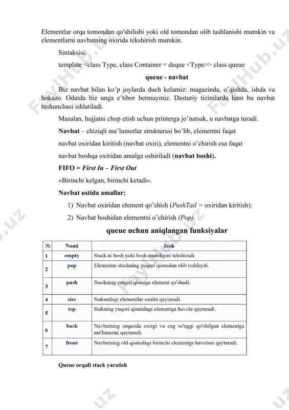 tek elementi toq bo‘lsa, bitta element, aks holda ikkita element o‘chirilsin. 9 stekning juft o‘rinda turgan elementlari o‘chirilsin. 10 stek eng katta elementi topilsin va undan keyin 0 joylashtirilsin 11 stekning har 2 ta elementidan keyin ularning yig‘indisini joylang. 12 stekning o‘rtasidagi element yoki elementlarni o‘chiring. 13 stekning juft elementlari yig‘indisini hisoblang. image4.png image5.png image6.png image7.png image8.png image9.png image10.png image1.png image2.png image3.png