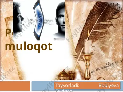 pedagogik muloqot — PPTX