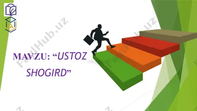 ustoz shogird — PPTX