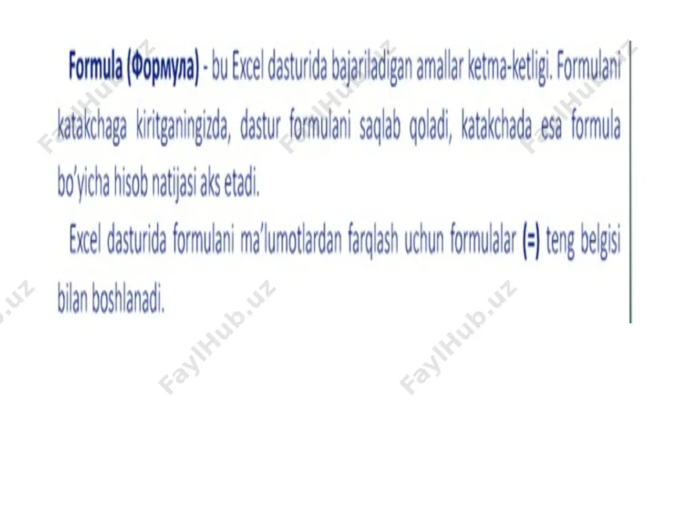 ms excel дастурида ишлаш технологиялари - Page 3