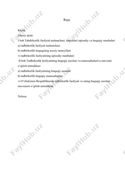 huquqiy munosabatlar va huquq tizimi — DOCX