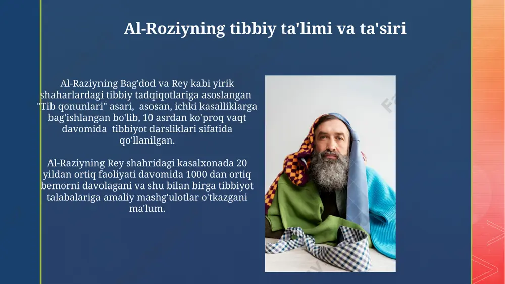 ar-roziy va uning tibbiyotda qilgan ishlari - Page 5