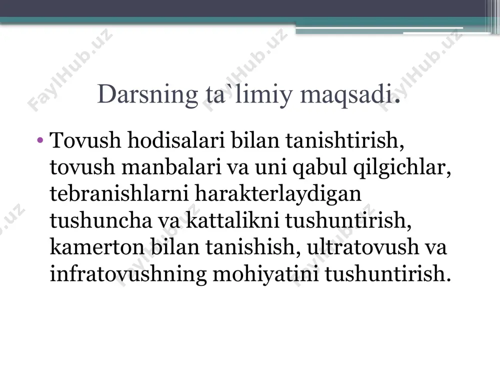 tovush manbalari va qabul qilgichlar - Page 4