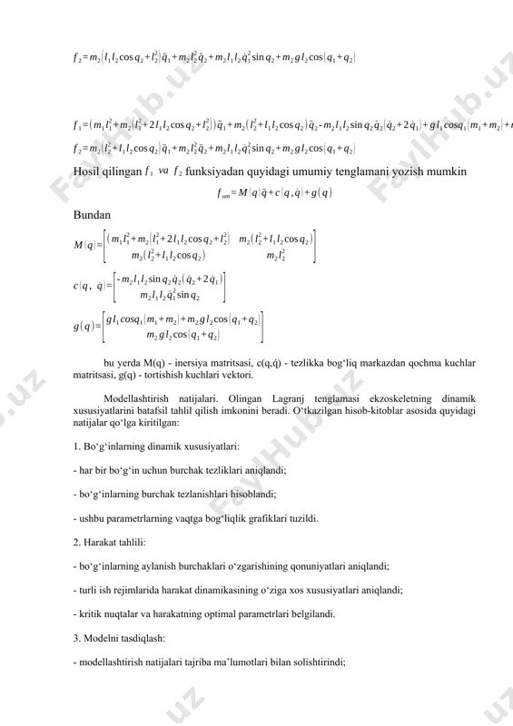 tizimlarning dinamik matematik modelini tuzish va tahlil qilish - Page 3