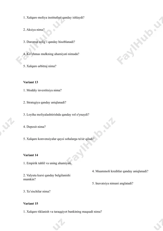 moliyalashtirishning asosiy prinsiplari - Page 5