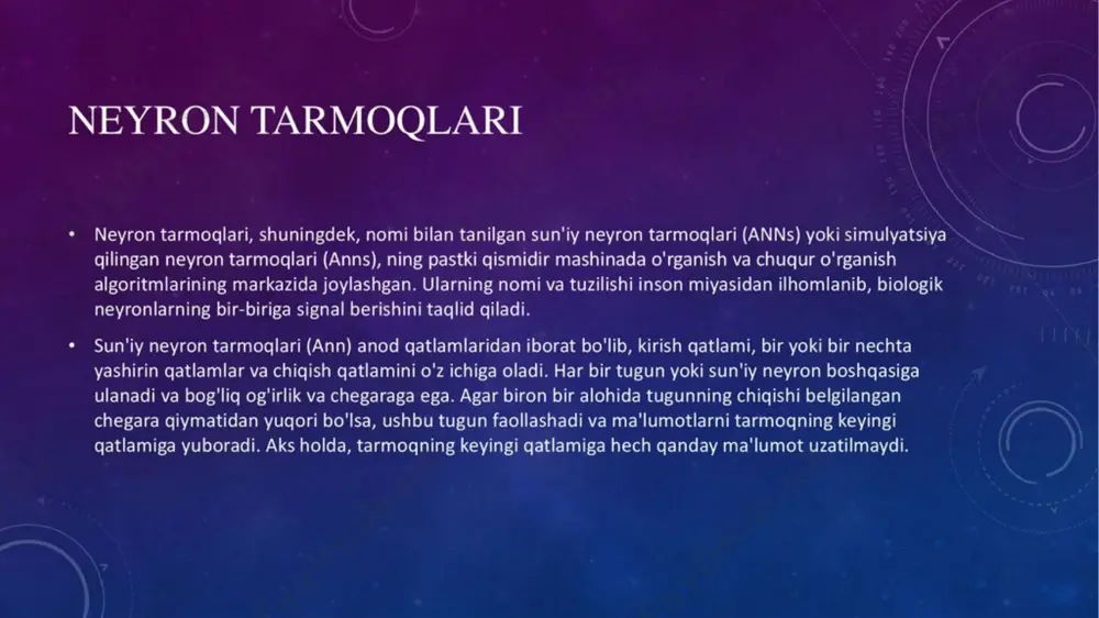 neyron tarmoqlar - Page 4