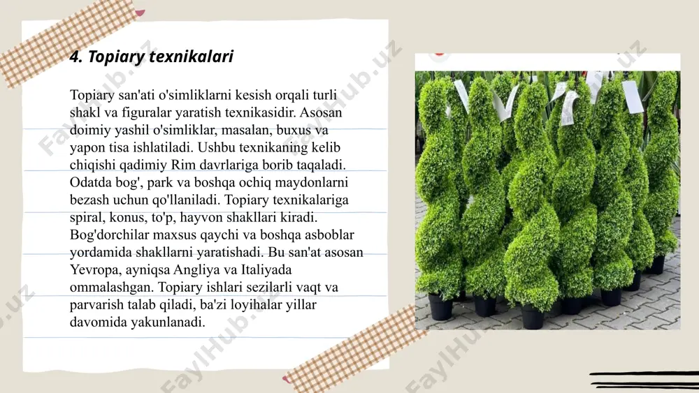 kent, 2013-y. qalandarov m.m. ko’kalamzorlashtirish ishlari. o’quv qo’llanma toshkent, 2013-y image1.png image2.png image3.jpg image4.png image5.jpg image6.jpg image7.png /docprops/thumbnail.jpeg