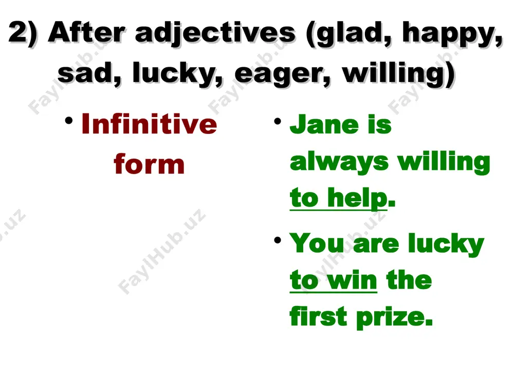 infinitive and -ing forms - Page 3