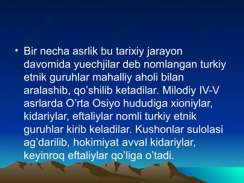o’zbek xalqining shakllanish jarayoni - Page 5