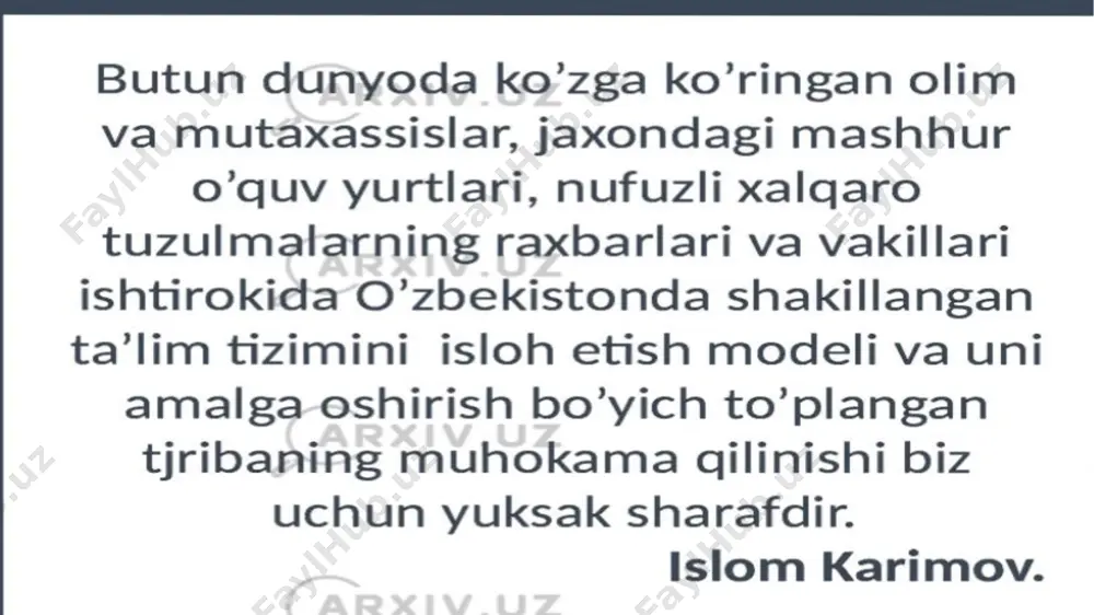 ta’limni tashkil etishda ilg’or tajribalardan foydalanish - Page 3