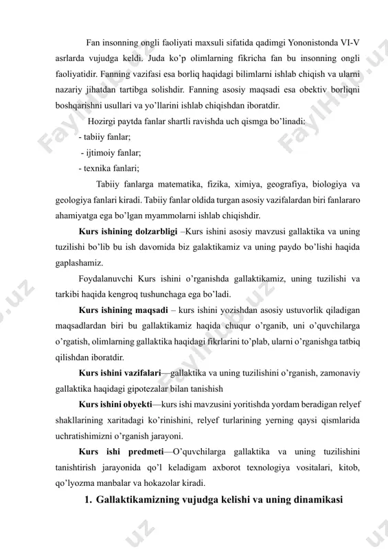massasiga ega bo’lgan yulduzlar o’z hayotini tezroq yashagan yulduzlar qancha massif bo’lgan modda uning markaziga qarab shuncha siqiladi. siqilish darajasiga bog’liq ravishda markaziy qismida harorat shuncha yuqori bo’ladi. chunki siqilgan moddalar termoyadro reaksiyasi shuncha tez ketadi. ularning quvvati shuncha yuqori 1015, 1016 k yadro yoqilg’isi tezroq yonadi va bunday yulduzlar o’zi bilan (yulduzlar) og’ir elementlar bilan boyitiladi, va massasi bunday yulduzlar o’zidan modda chiqarib turadi. ular yerdagi kuzatuvchiga o’ta yangi yulduzning chaqnashi bo’lib ko’rinadi. spiral galaktika massif bo’lsa tortishish kuchlari shuncha spiralni kuchliroq tortadi. shuning uchun massif galaktikalarda ingichka. ularda yulduz ko’proq gaz kamroq bo’ladi. m31 galaktikada spiralning qo’llari juda ingichka, m33 tumanlikda esa o’rtacha o’lchamga ega bo’lgan qo’llar kuzatiladi, tipiga bog’liq ravishda spiral galaktikalarning yulduzlari har xil hosil bo’lish tezligiga ega, eng katta tezlik sc tipidagi galaktikada elliptik yulduz sistemalarda evalyutsion jarayon sodda bo’lish kerak chunki ularda modda yuqori aylanish momenti va magnit maydonga ega emas. shunga ko’ra bunday …