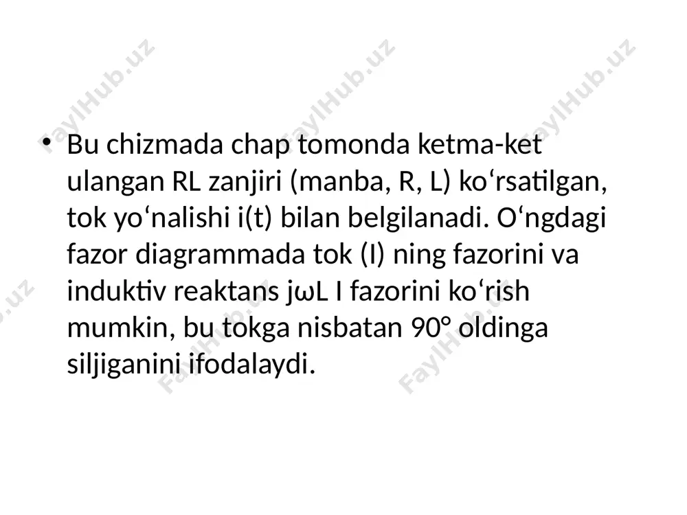 o'zgaruvchan tok elektr zanjirlarining matematik modeli - Page 5