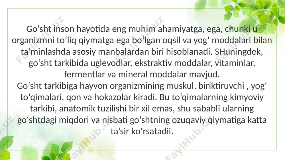 g‘osht va go‘sht mahsulotlari - Page 5