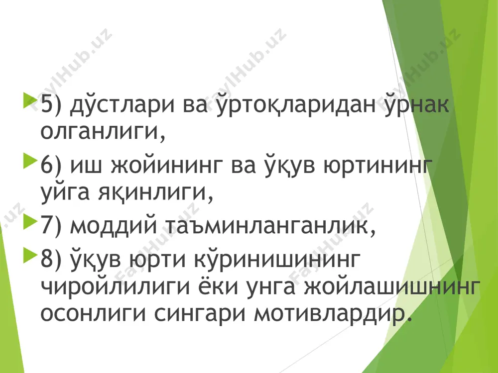 kasb tanlashga yo‘llashning psixologik mohiyati - Page 5