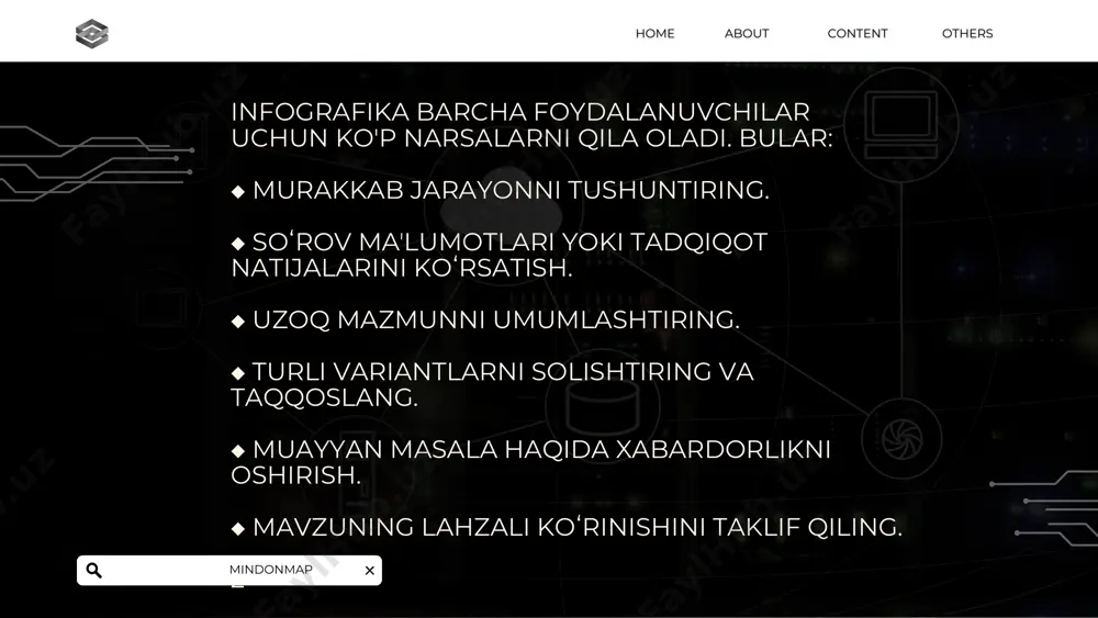 w visme visme on 2012 yilda payman taei tomonidan asos solingan, amerikadagi nofasoviy platforma bo'lib, undan prezentatsiyalar, infografikalar, animatsiyalar, bannerlar va boshqa vizual materiallarni yaratish uchun foydalaniladi. kompaniya hech qanday moliyaviy mablag' yig'magan va hozirda canva, lightricks kabi raqobatchilari bilan birgalikda faoliyat yuritadi. visme haqida asosiy ma'lumotlar: asos solingan yili: 2012 yil asoschisi: payman taei mamlakati: aqsh faoliyati: onlayn platforma asosiy xizmati: prezentatsiyalar, infografikalar, animatsiyalar, bannerlar va boshqa vizual kontentlarni yaratish moliya: ko'magi yo'q (nofasoviy kompaniya) raqobatchilari: canva, lightricks va videoverse crello crello — bu onlayn grafik dizayn platformasi bo‘lib, u hozirda vistacreate nomi bilan faoliyat yuritadi. crello kompaniyasini yaratgan asosiy kompaniya — vistaprint hisoblanadi. avval crello — uverenli startap sifatida 2017 yilda ukrainalik it kompaniyasi tomonidan ishlab chiqilgan. ammo 2021 yilda crello nomli xizmat vistaprint kompaniyasi tomonidan sotib olingan va keyinchalik nomi vistacreate ga o‘zgartirilgan. shunday qilib, crello yaratuvchisi — dastlab ukrainalik startap, hozirgi egasi esa vistaprint kompaniyasi hisoblanadi. …