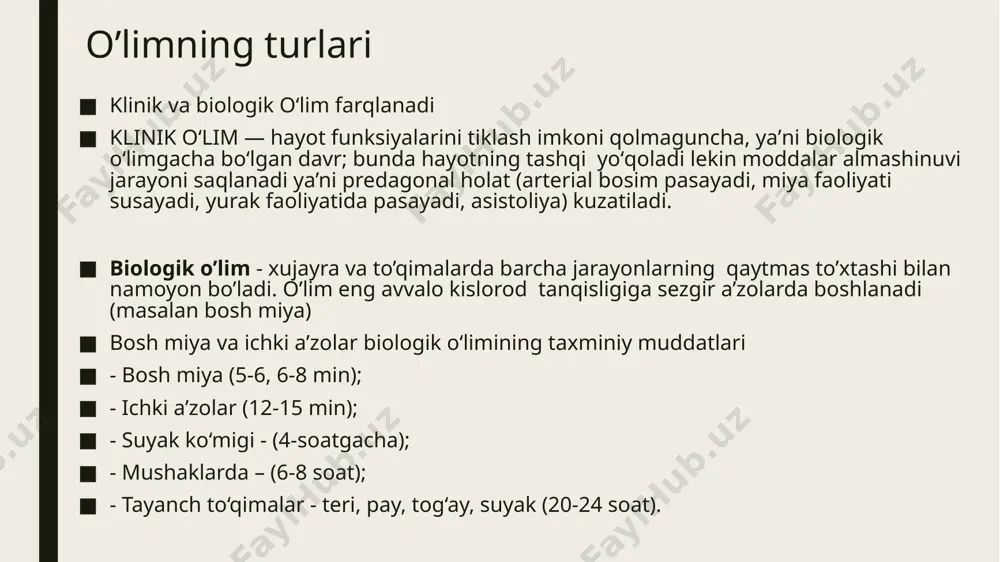 o’lim haqida ma'lumotlar - Page 5