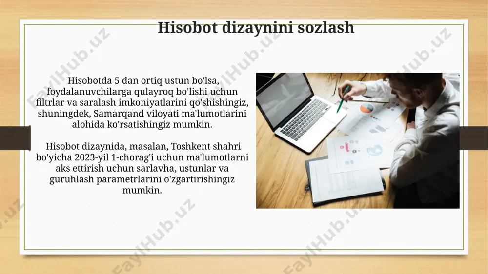 ms accessda hisobotlar bilan ishlash yo‘llari - Page 3