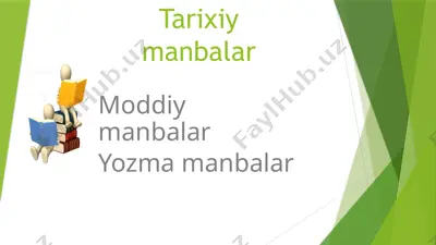 bosqichli manbalar — PPTX