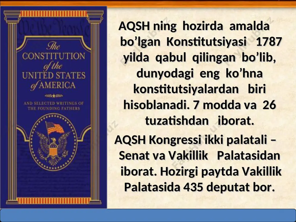 o’zbekiston respublikasi konstitutsiyasi va xorijiy konstitutsiyachilik tajribasi - Page 5