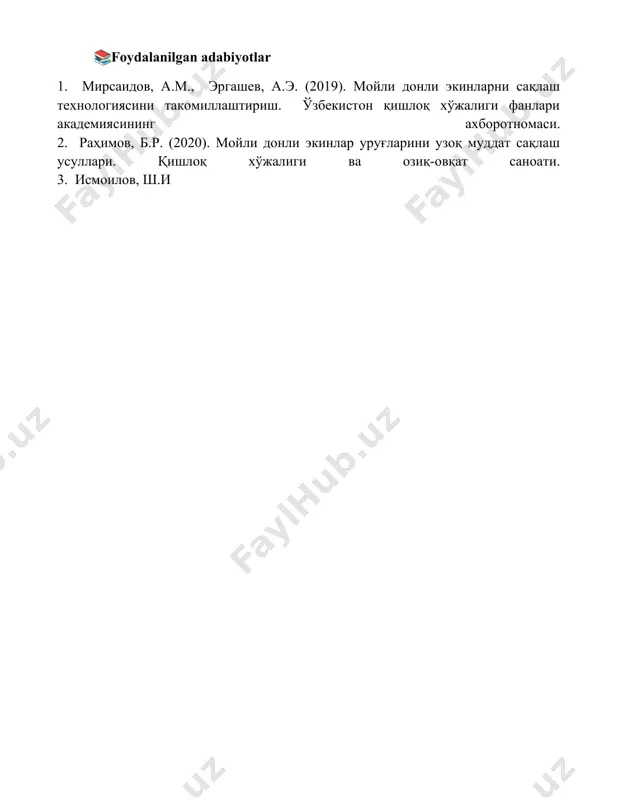 moyli ekin urug'larni saqlashni samarali va istiqbolli usullari - Page 5