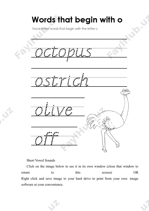 vowel o (inglizcha) - Page 4