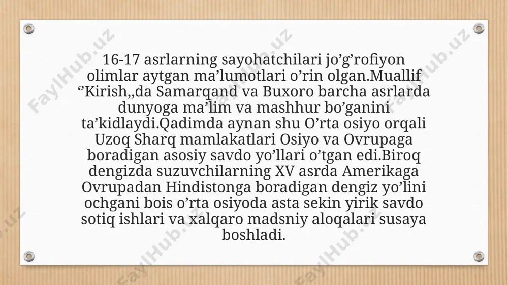 o’rta osiyoning xvi-xvii asrdagi yozma manbalari - Page 5