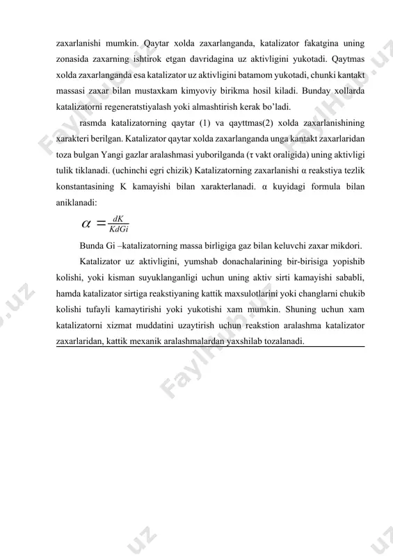 katalizatorlar. amorf katalizatorlar, kristallik katalizatorlar - Page 5