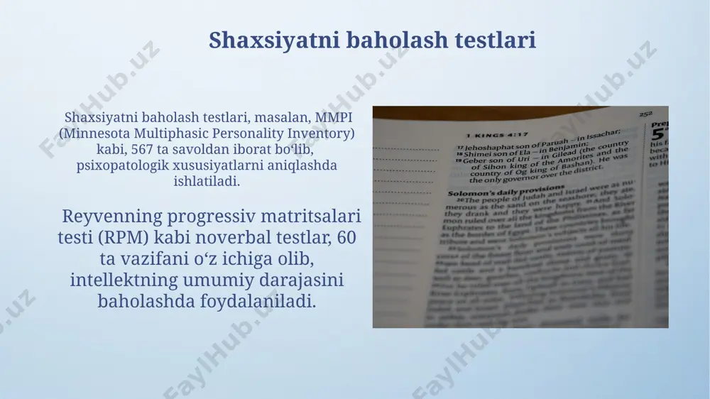 psixodiagnostika metodlari va ulardan foydalanish - Page 5